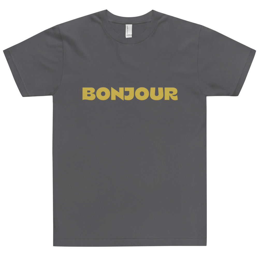 American Apparel Tシャツ Bonjour