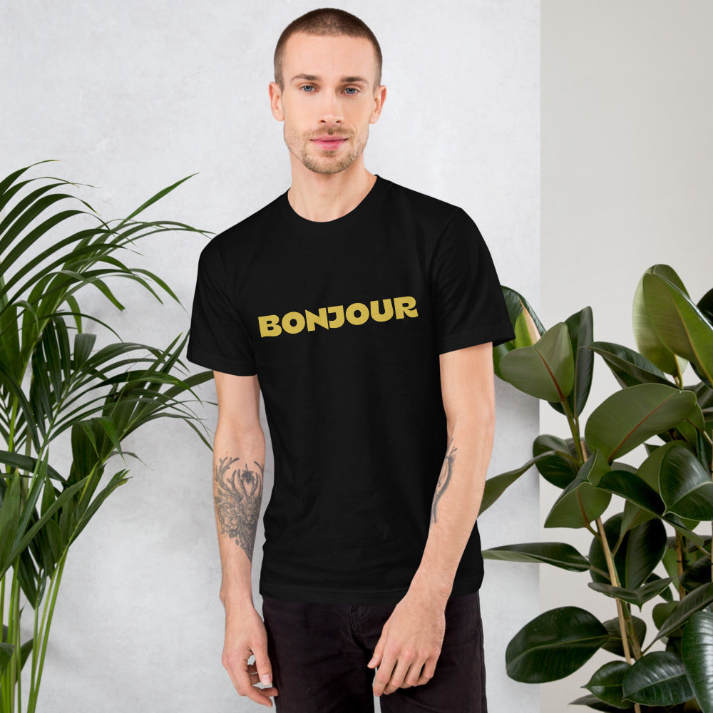 American Apparel Tシャツ Bonjour