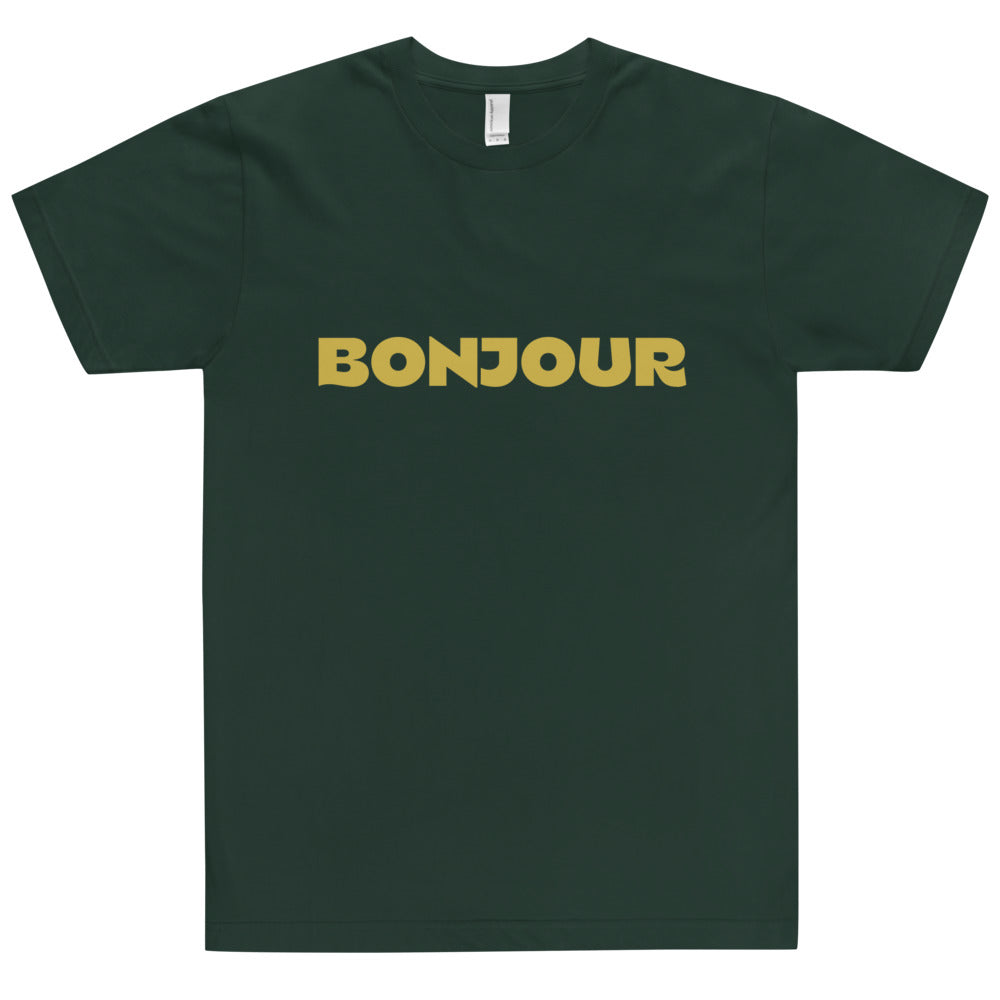 American Apparel Tシャツ Bonjour