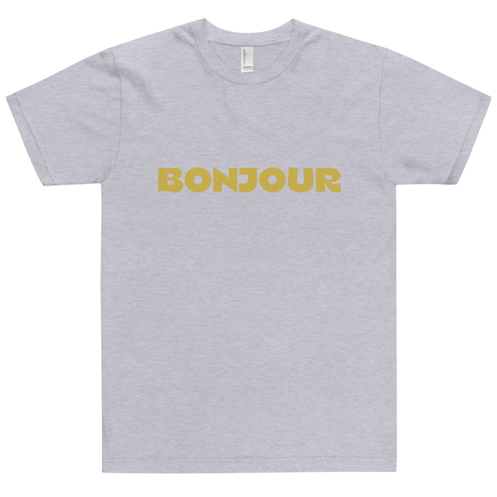 American Apparel Tシャツ Bonjour