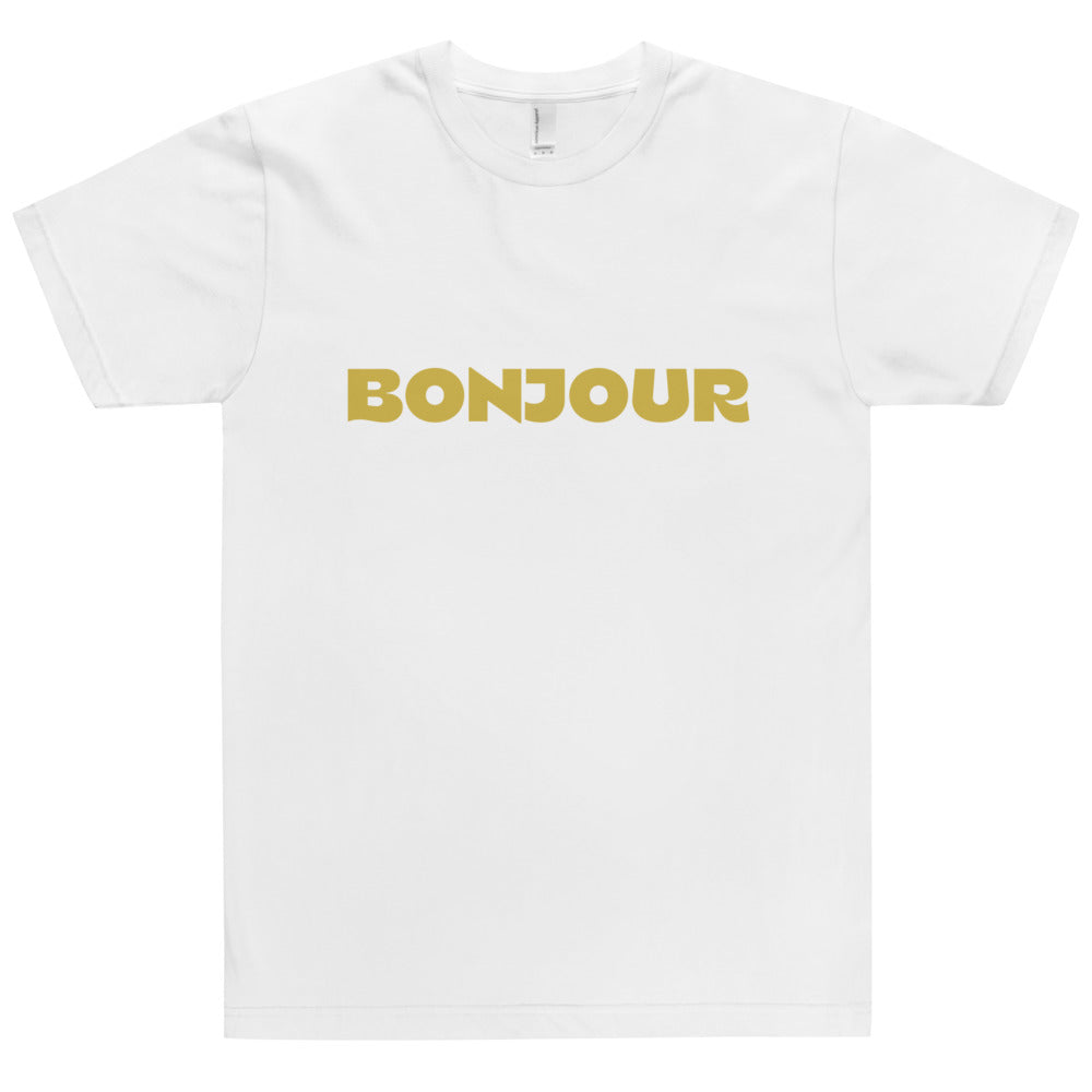 American Apparel Tシャツ Bonjour