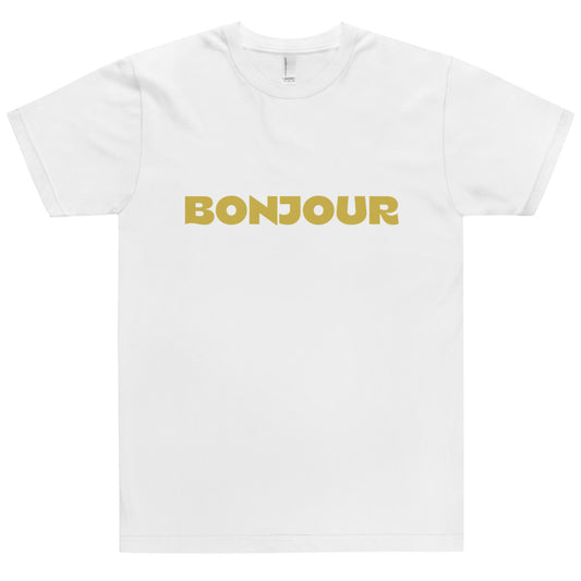 American Apparel Tシャツ Bonjour