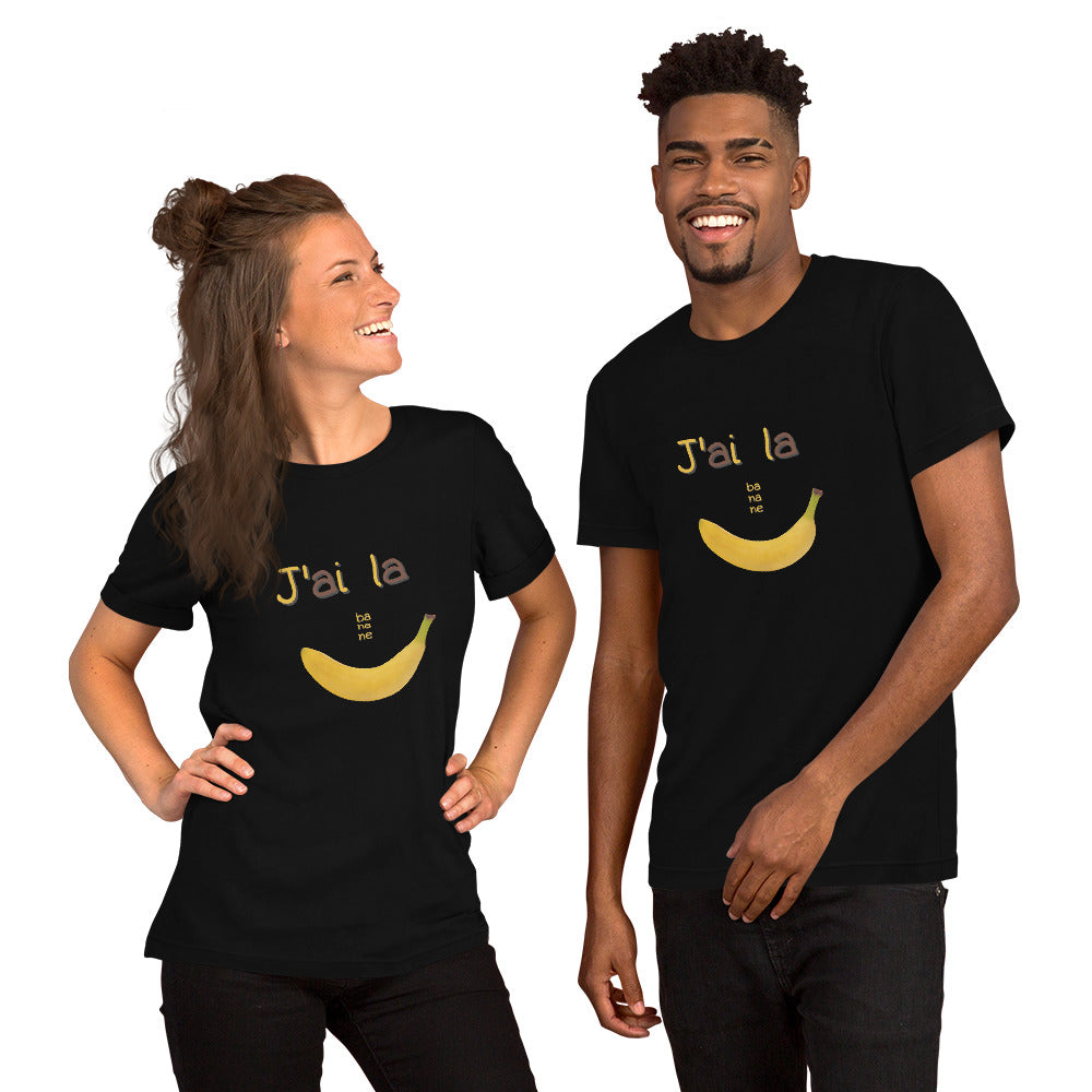 半袖ユニセックスTシャツ J'ai la banane