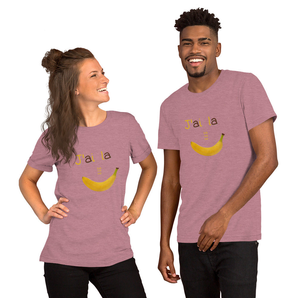 半袖ユニセックスTシャツ J'ai la banane