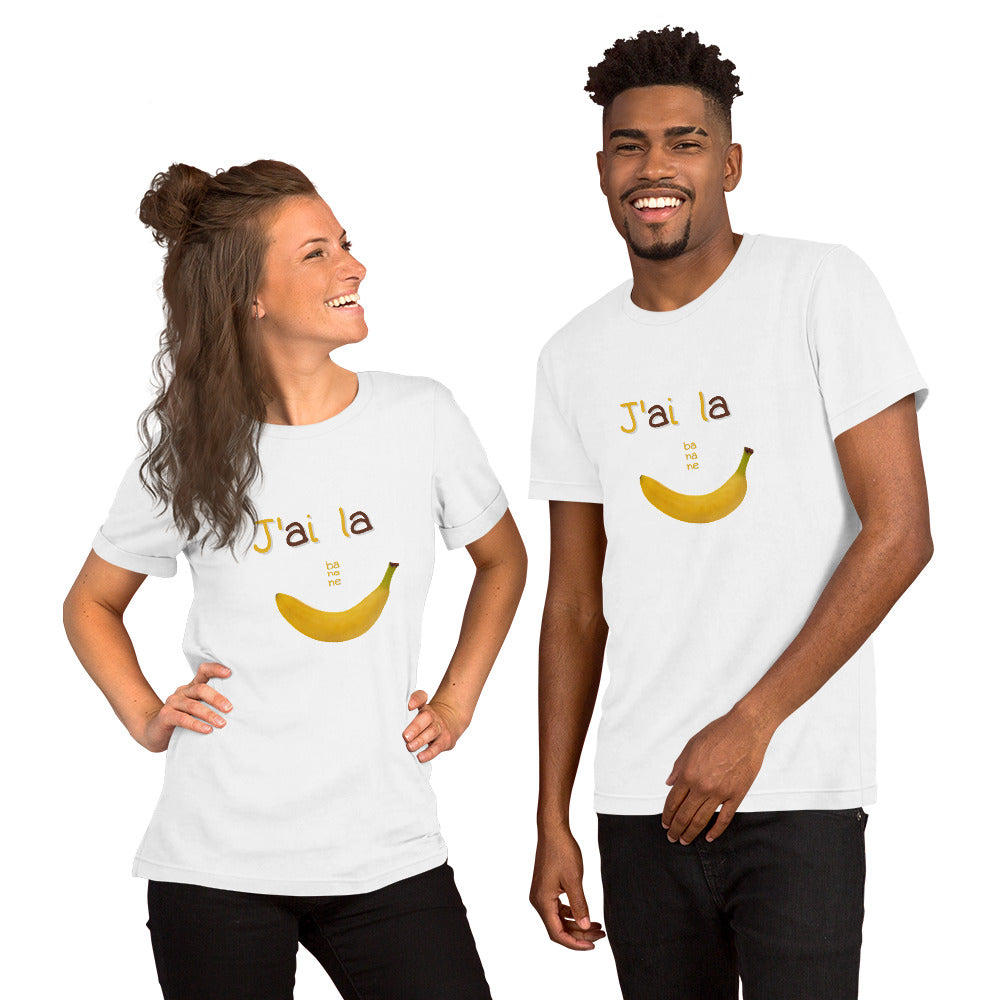 半袖ユニセックスTシャツ J'ai la banane